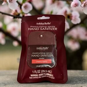 Ashley Belle. moisturizing spray hand sanitizer Pack of 2 Cherry Berry scent.